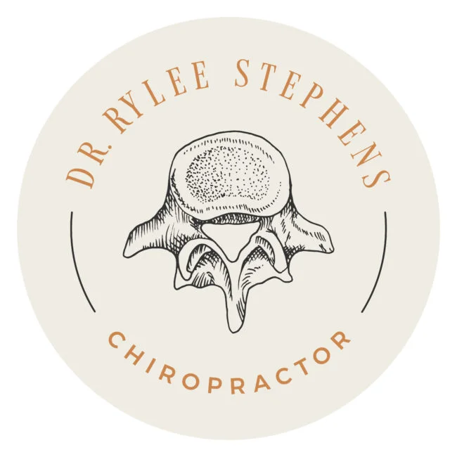 lindsay-mcghee-designs-rylee-stephens-chiropractor-Logo-Badge-Beige-Cedarwood